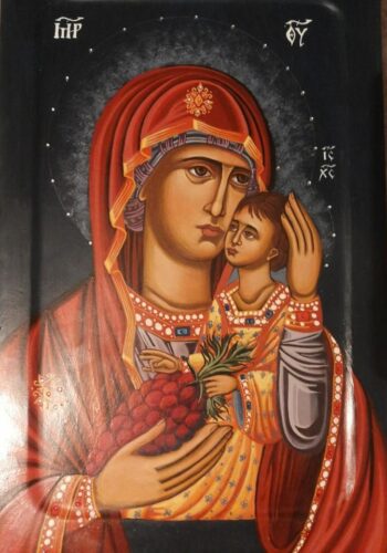 ikona bogorodice sa grozdjem